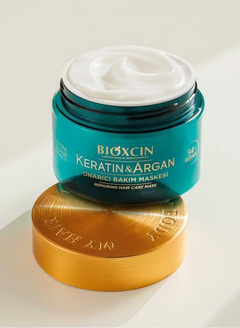 بيوكسين ماسك الشعر بيوكسين بالكيراتين وزيت الأرجان – 225 مل - Image 3